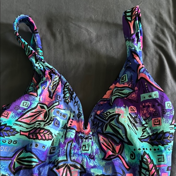 Colorful Patterned Swimsuit - Picture 2 of 5